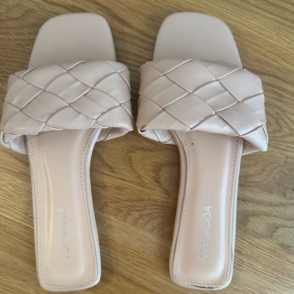 Top Moda Cream Sandals